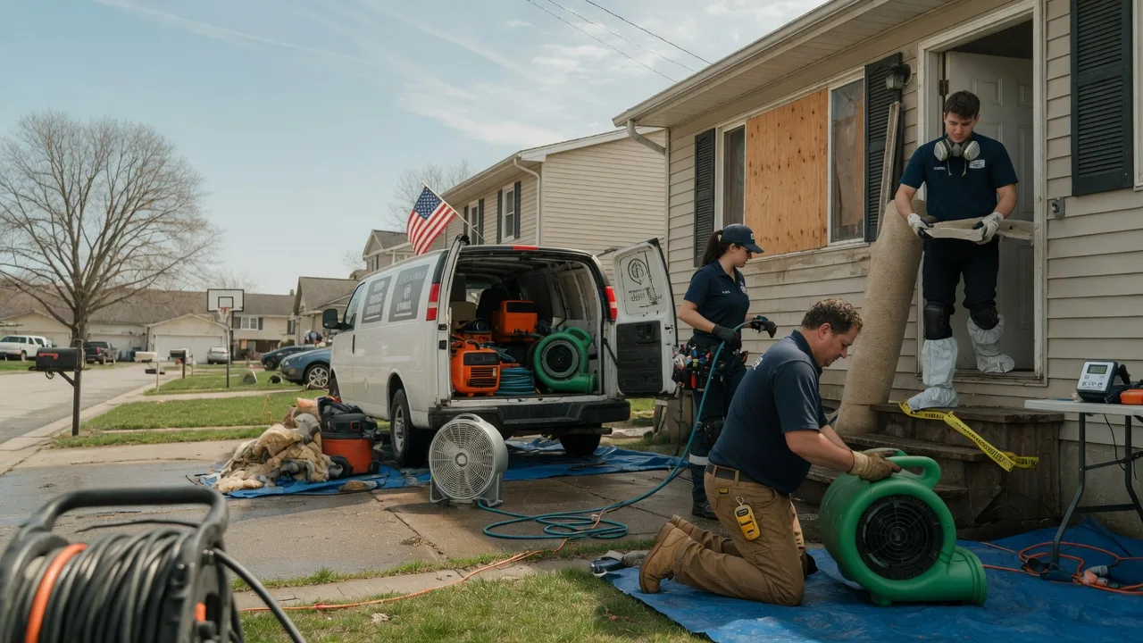 Water Damage Restoration in Cooksburg, PA near me